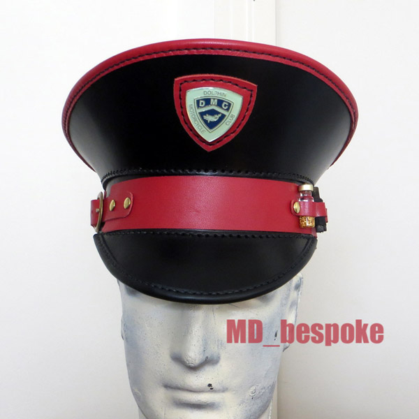 DMC leather hat front 600